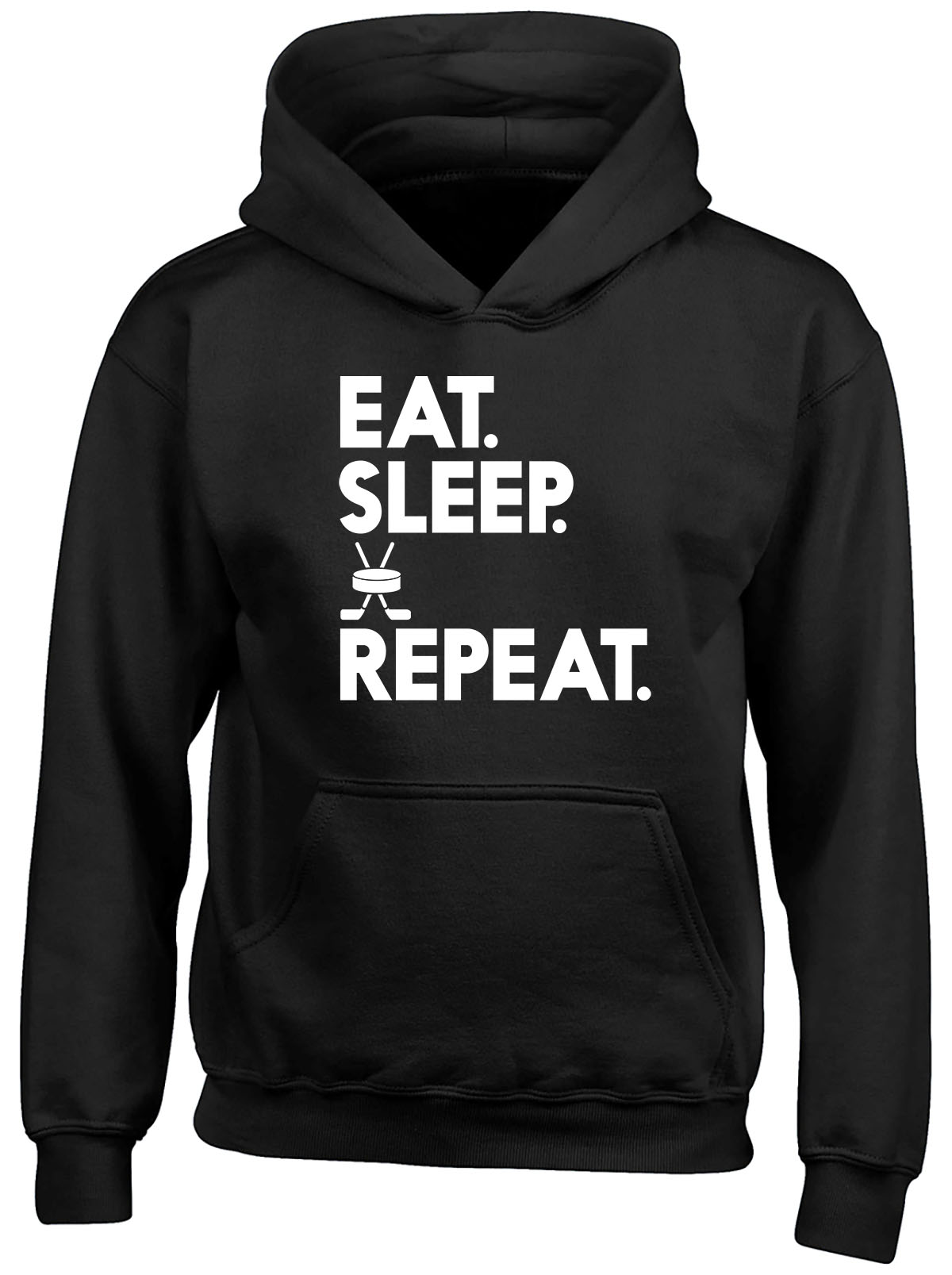 Eat Sleep Hockey Repeat Childrens Kids Hooded Top Hoodie Boys Girls | eBay